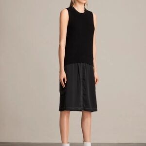 ALL SAINTS Alexis Dress Black Size S New Without Tag